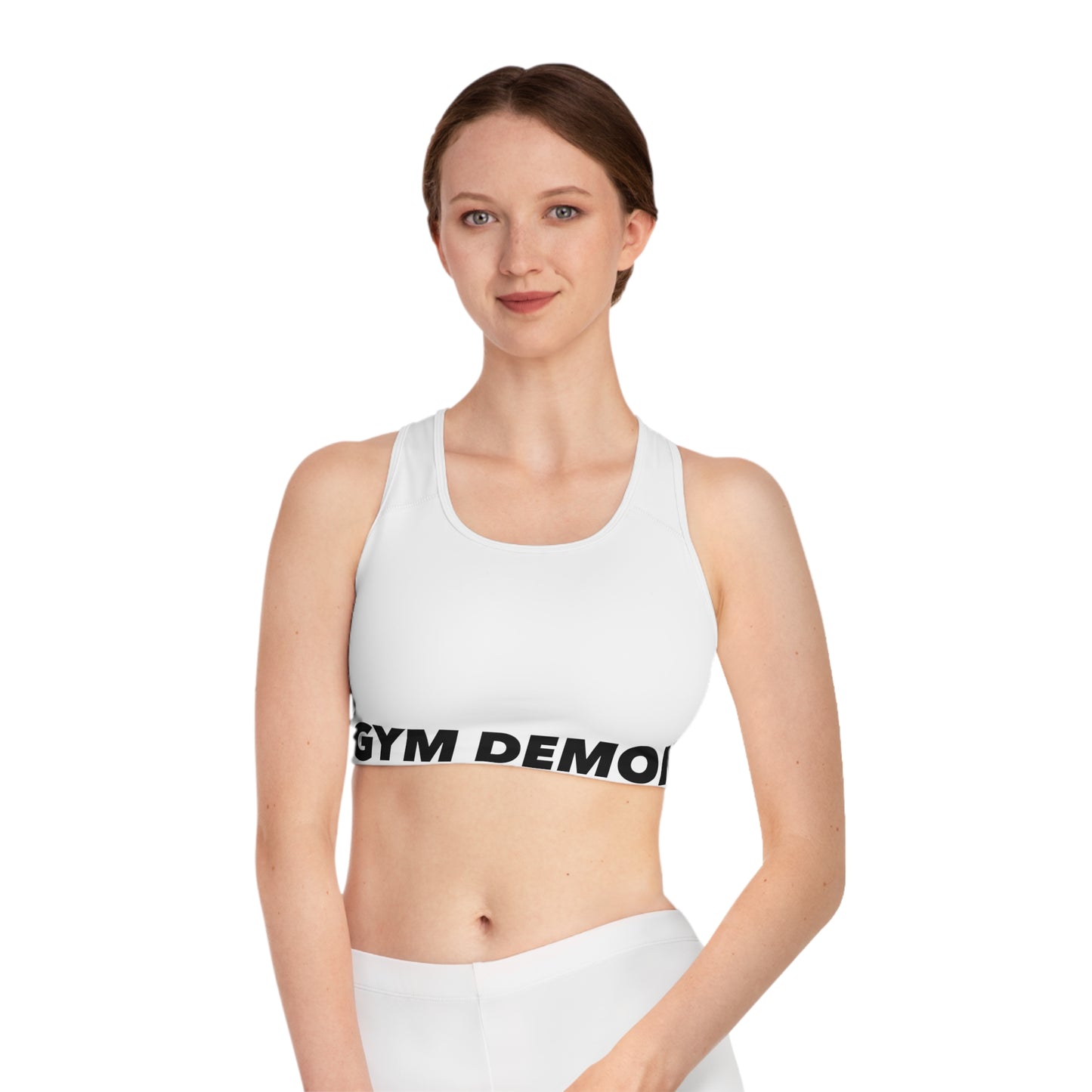 Sports Bra Gym Demon white