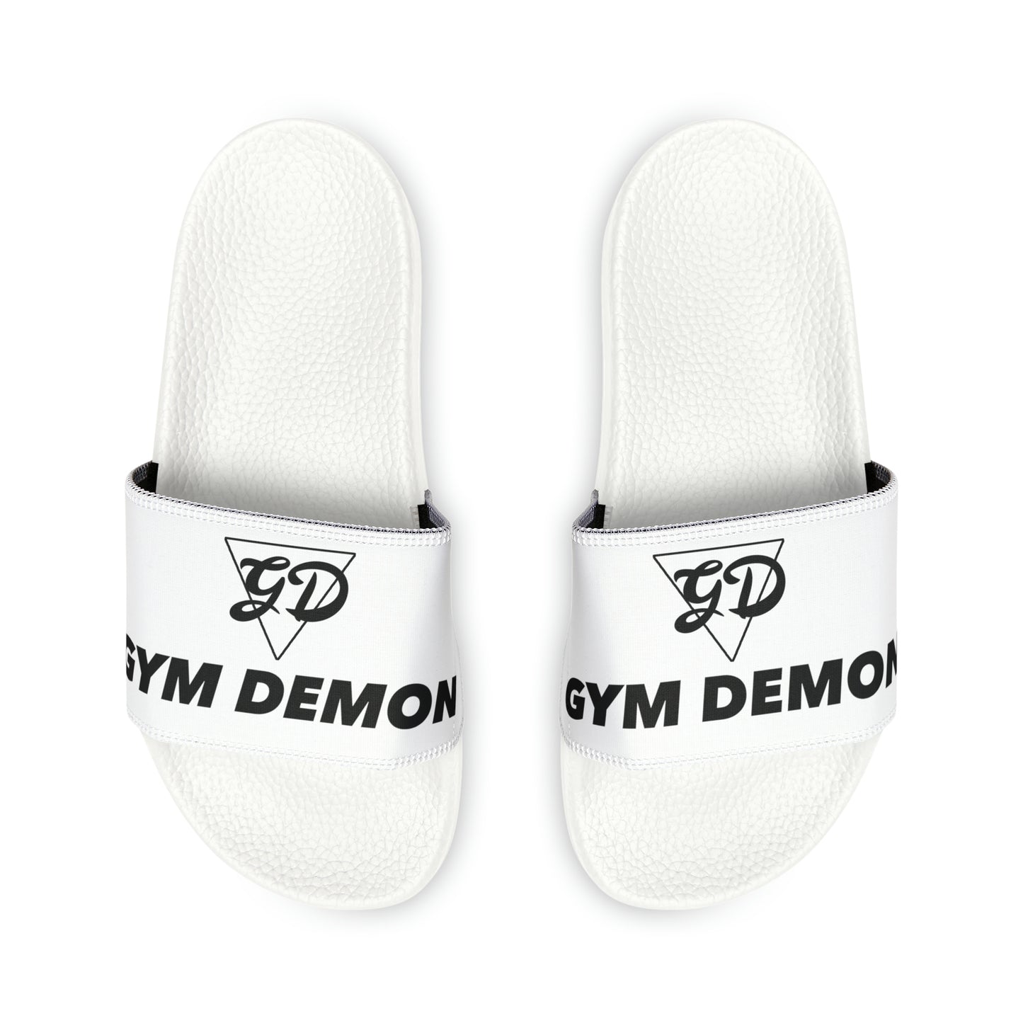 Men's Gym Demon sliders white