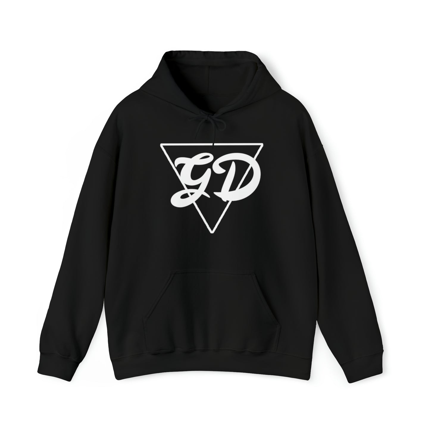 Unisex big GDlogo black hoodie