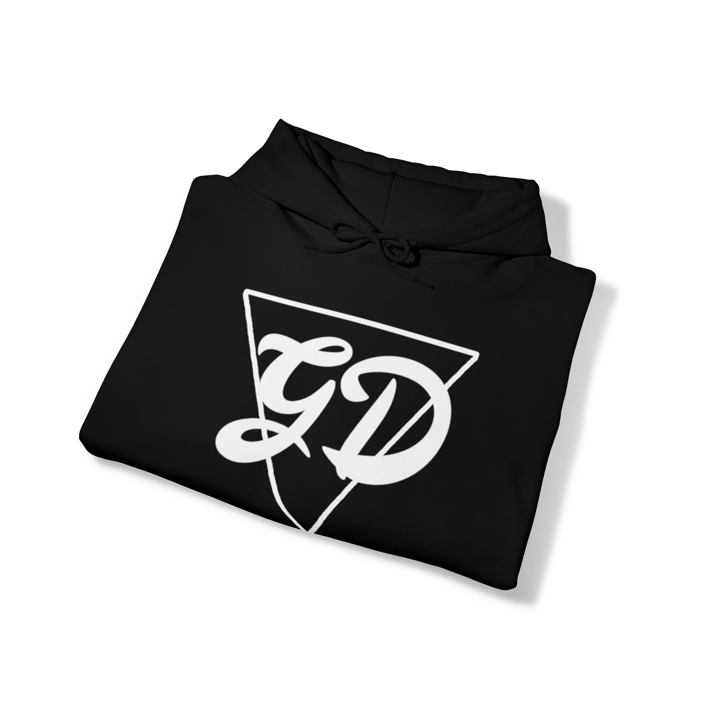 Unisex big GDlogo black hoodie