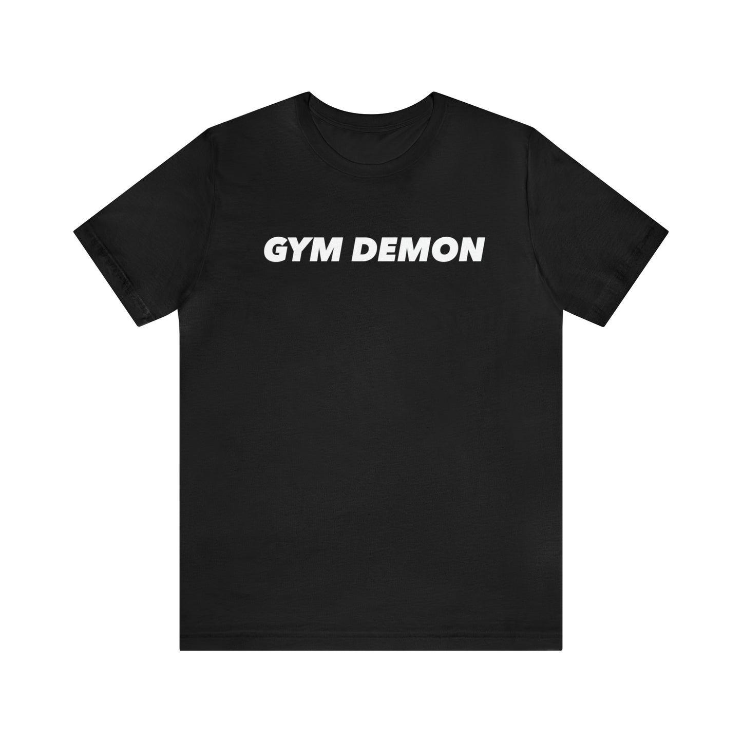 Unisex Gym Demon black t shirt