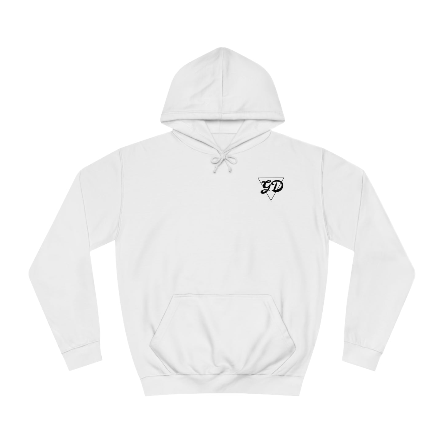 Gym demon white hoodie